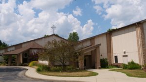 PCO building in spring